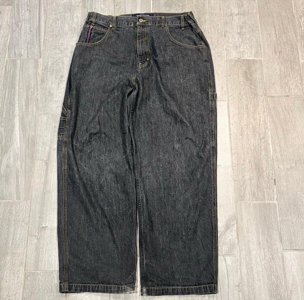 Phat Farm Men's 36x32 Carpenter Denim Jeans Y2K Vintage Baggy Wide-leg Skater