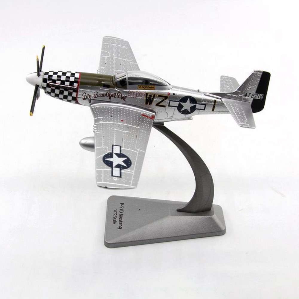 1/72 Scale AF1 World War II Allied US Army Air P51 Mustang Fighter Display Model