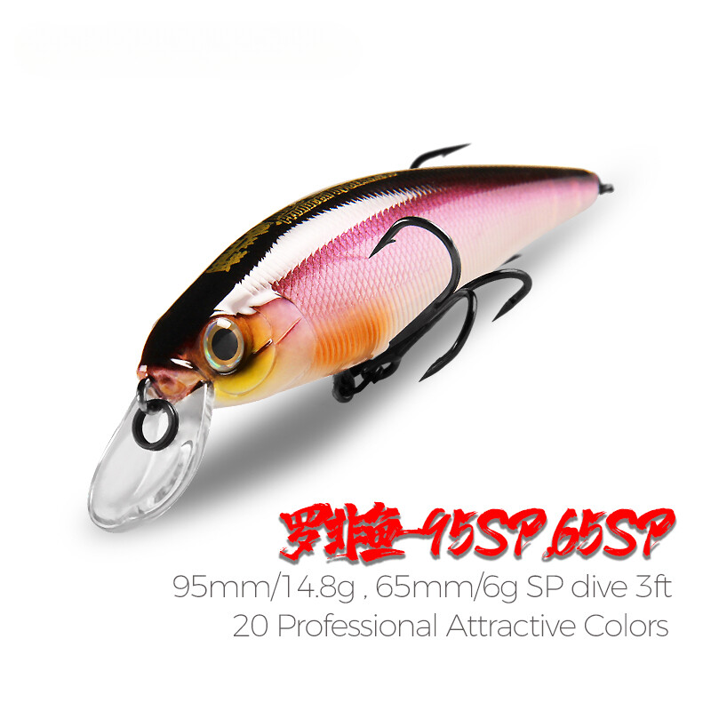 Tungsten weight system SP fishing lures assorted colors crank wobbler crank bait