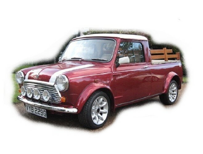 Clear Body Shell for 1:10 RC Mini Cooper UTE Tamiya M07 225mm