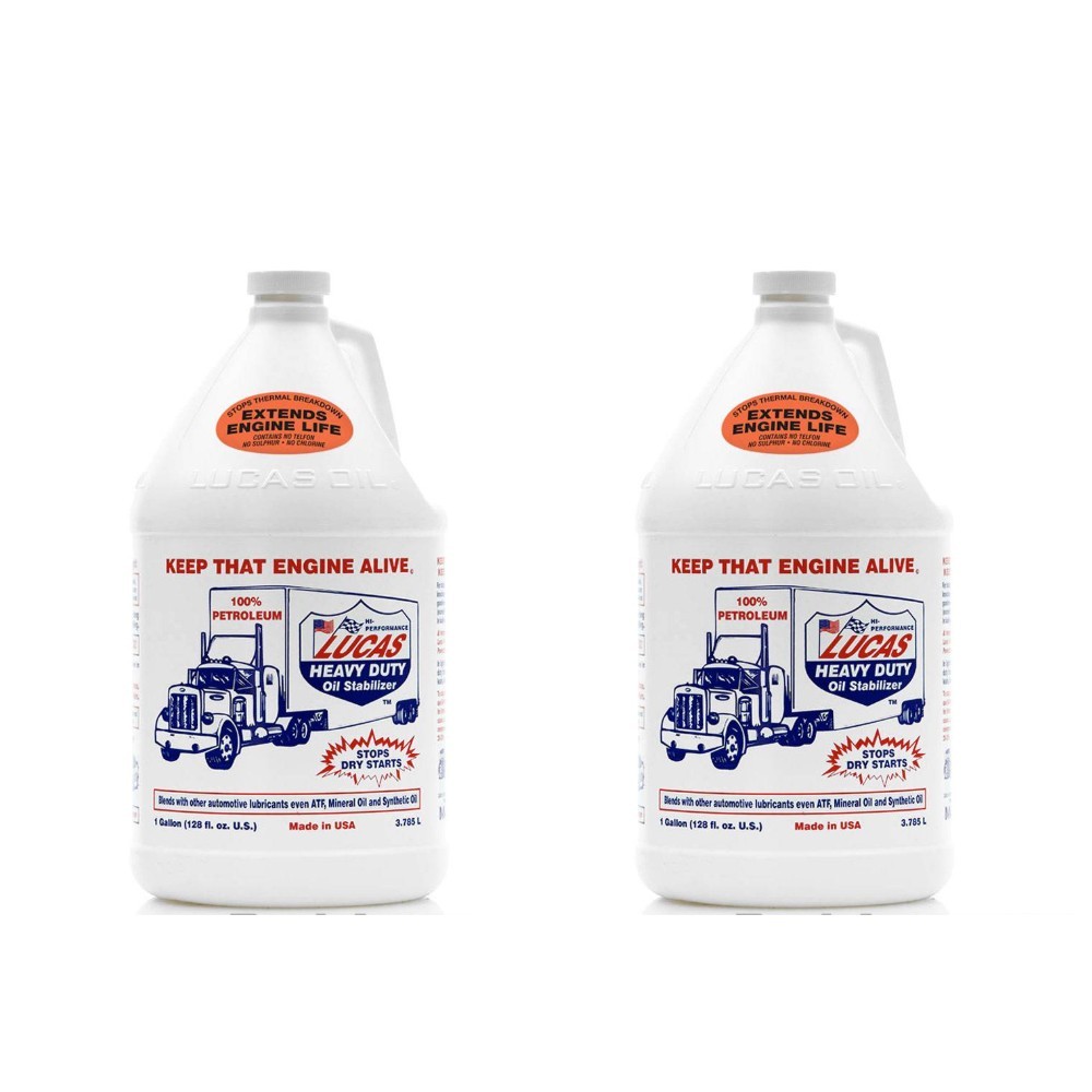 LUCAS OIL 10002 Heavy Duty Oil Stabilizer; Gallon ( pack 2)