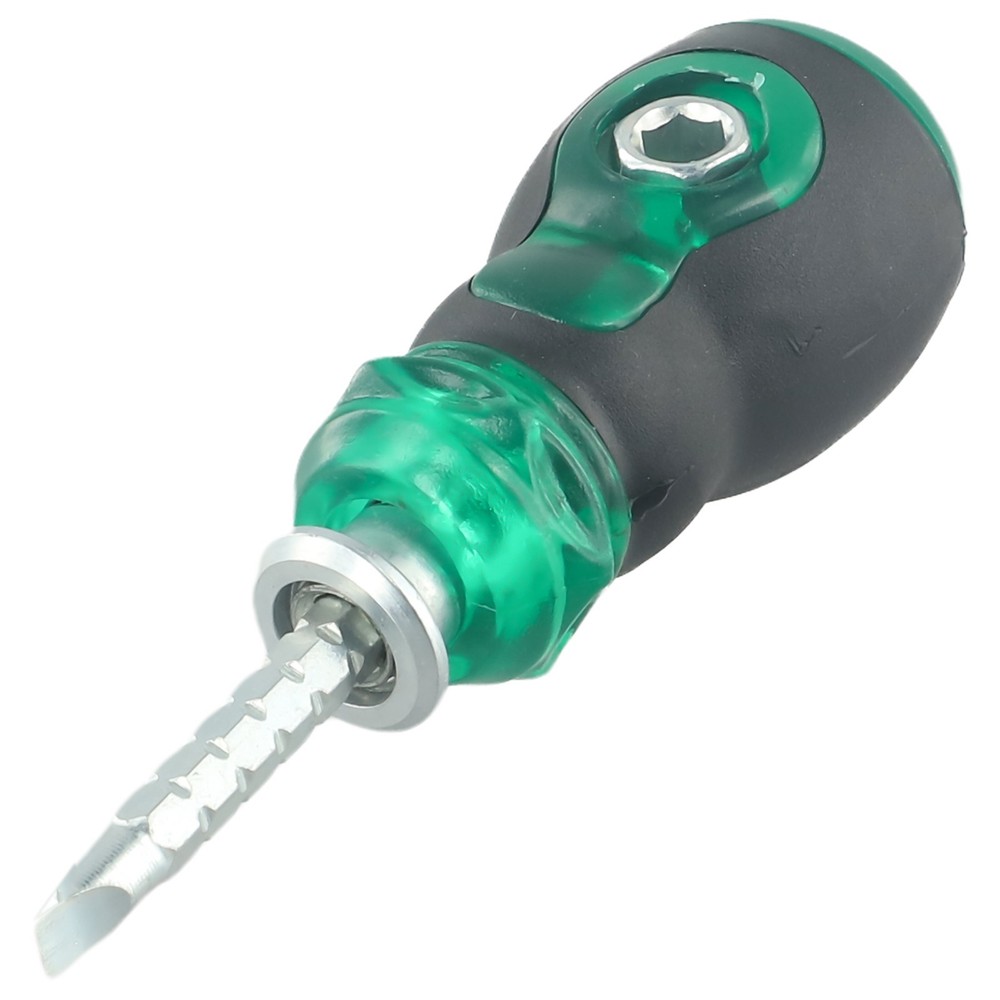 6mm Chrome Vanadium Steel Screwdriver 112mm Short Reach 1pc