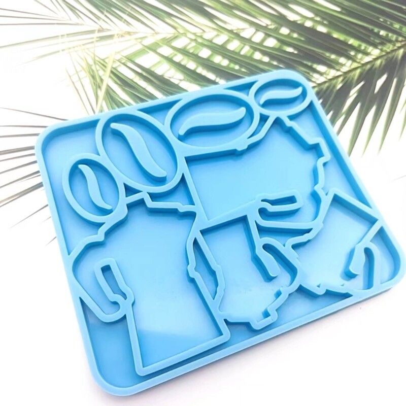 Coffee Bean Pot Shape Resin Epoxy Mold DIY Art Craft for Coffee Lovers Cosplay