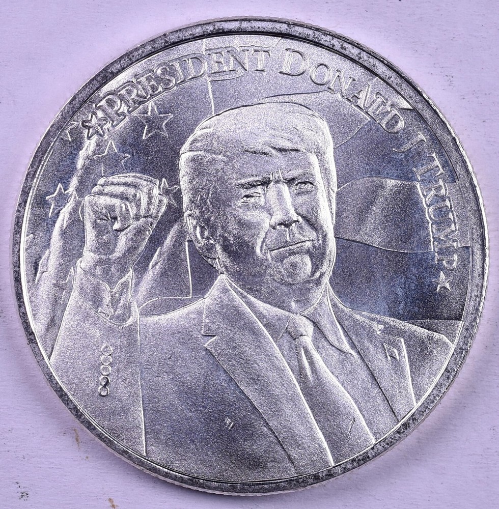 2020 Donald Trump 1 oz Silver Round 0.999