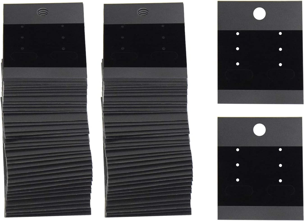 120 Pcs Earring Cards, Velvet Plastic Display Earring Card Holder for Jewelry A