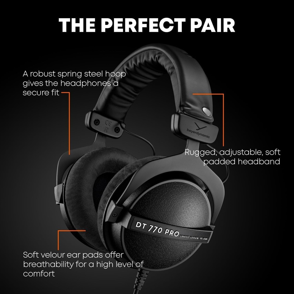 beyerdynamic DT 770 Pro 250 ohm Limited Edition Professional Studio Headphones