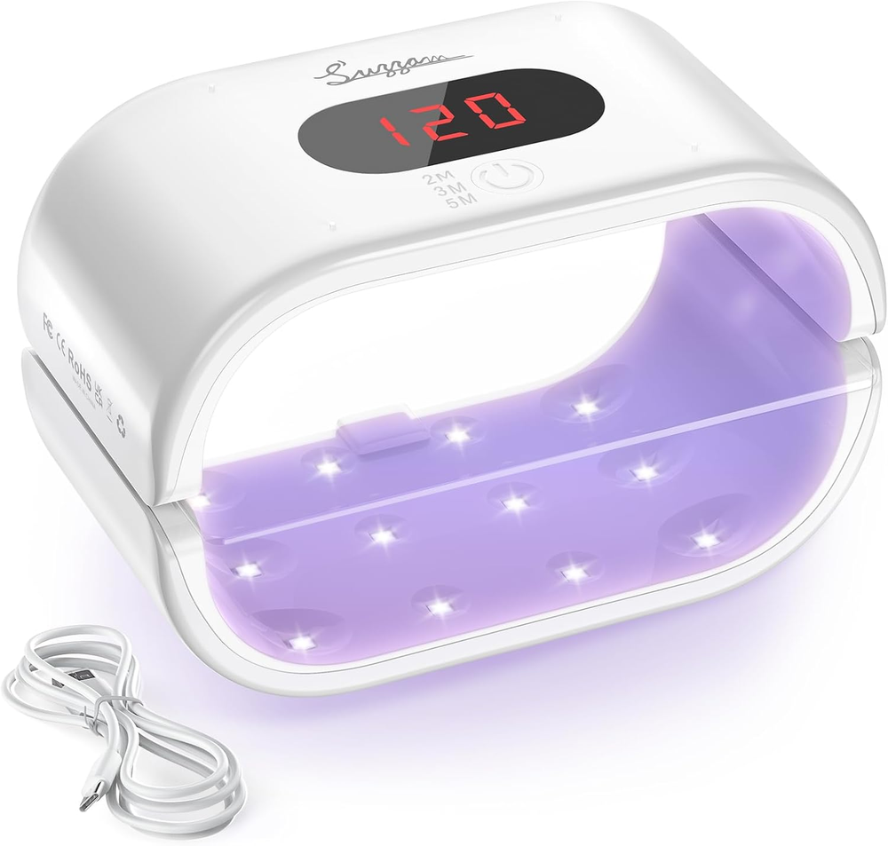 UV Resin Lamp with 360 Coverage and Split Design for Dual Use