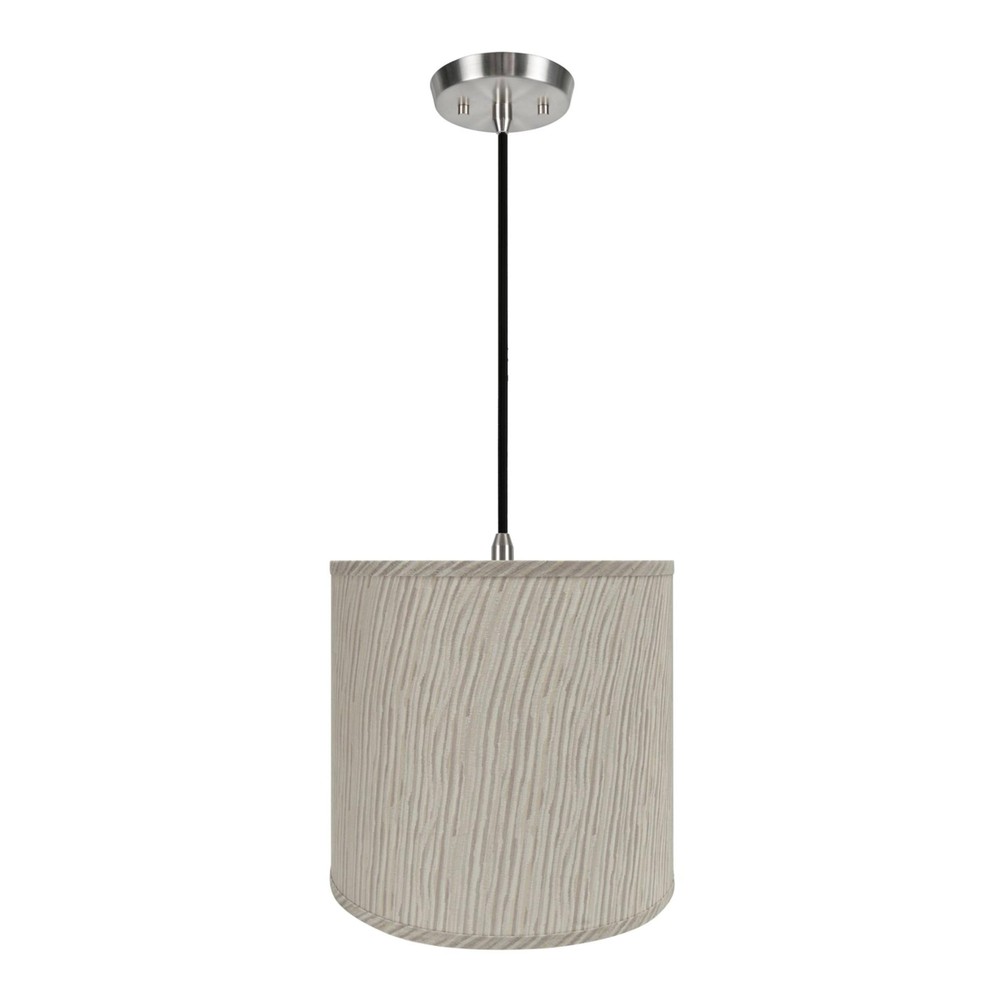Aspen Creative, Striped, 72501-11 Hanging Ceiling Pendant Light with Transiti...