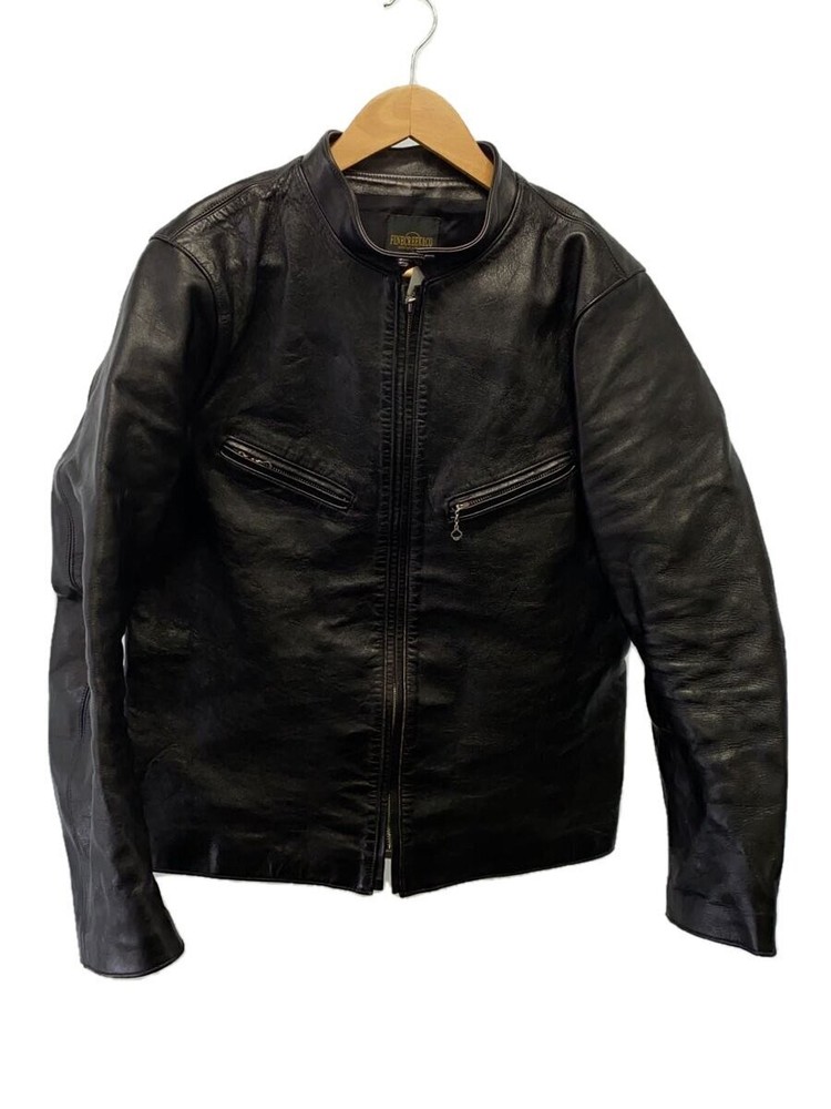 Fine Creek Leathers Leather Jacket Blouson/42/Horseskin/Blk 3970