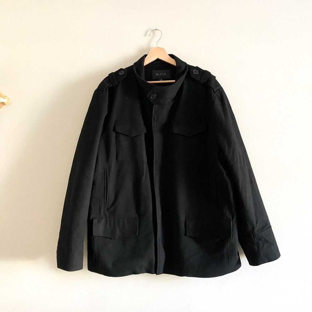 BLAKE Men’s XL Black Wool Jacket