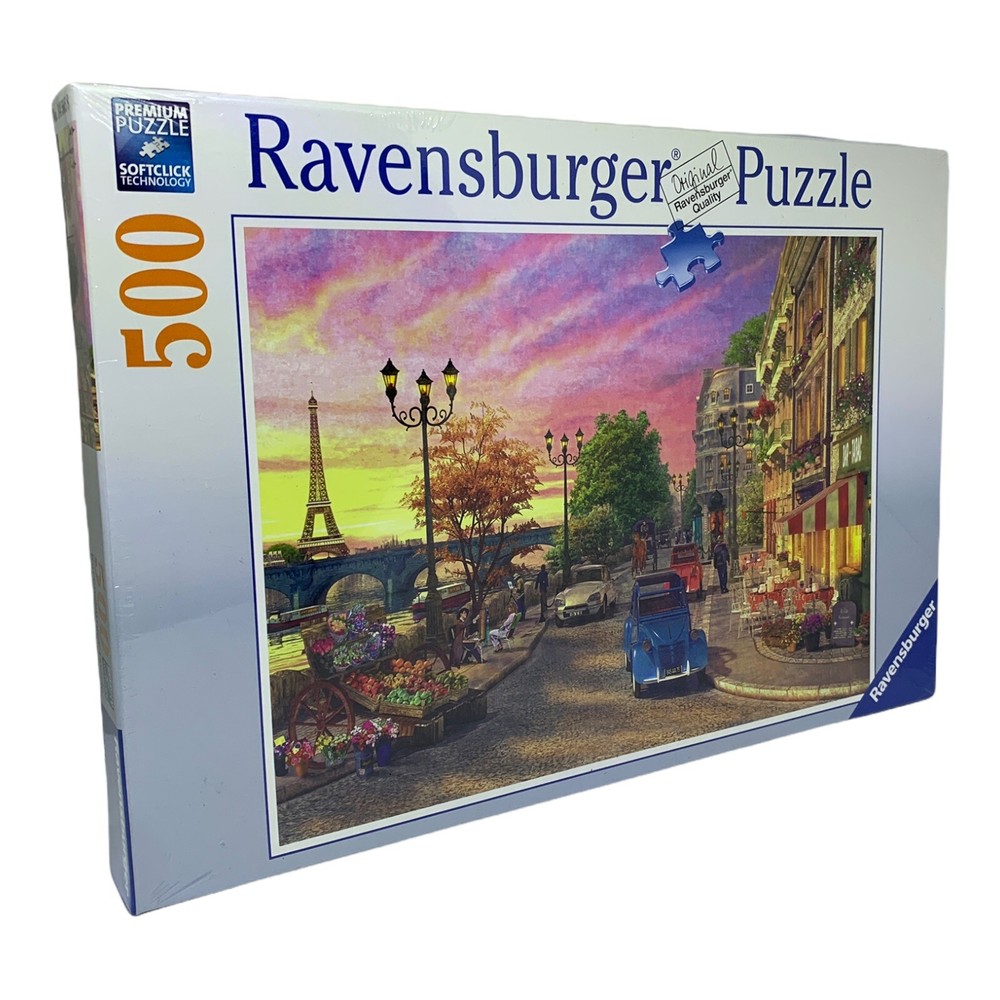 Brand New & Sealed Ravensburger A Paris Evening 500 Piece Jigsaw Puzzle (2014)