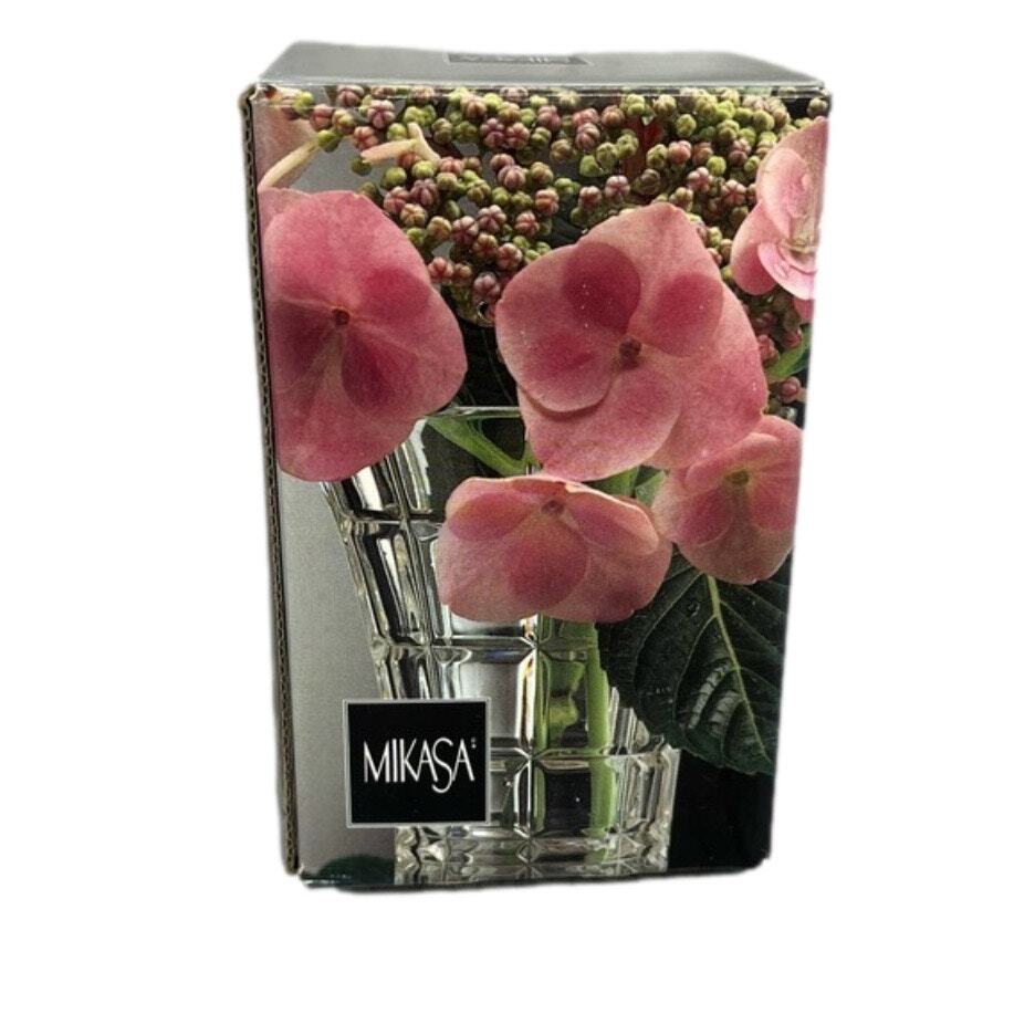 Mikasa Monarchy 4-3/4” Crystal Bud Vase Flower Vase New