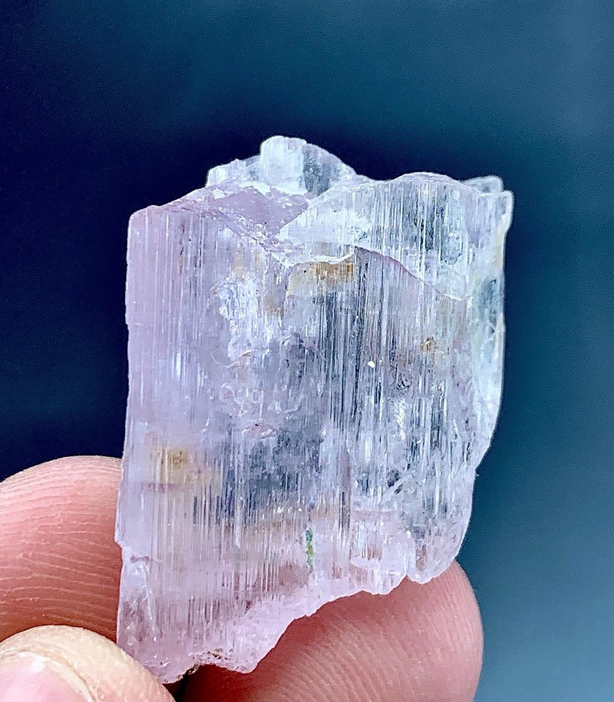 38 Carat Afghan Kunzite Crystal Natural Pink Gemstone Specimen
