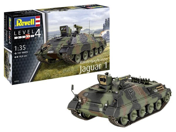 Revell 1/35 Raketenjagdpanzer Jaguar 1 German Tank Model Kit RMG3353