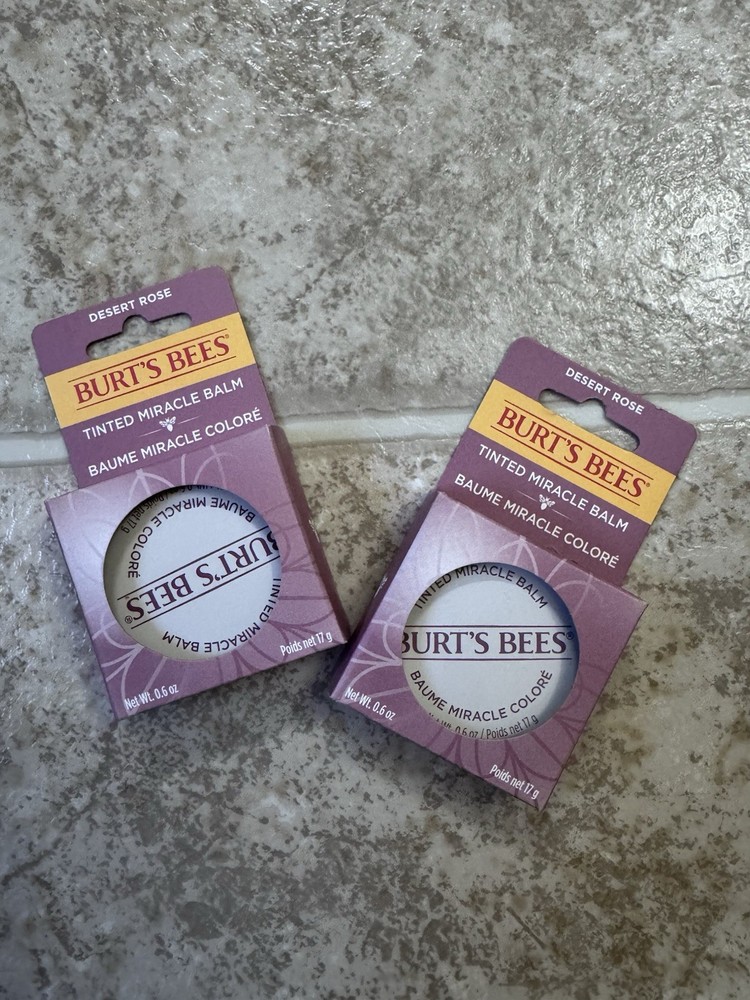 Burt's Bees Tinted Miracle Balm in Desert Rose Shade 2