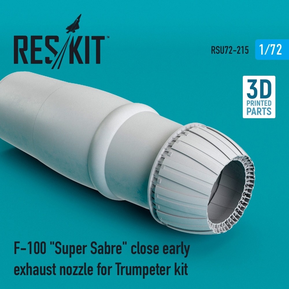 1:72 ResKit RSU72-0215 F-100 Super Sabre Exhaust Nozzle for Trumpeter F-100 Model