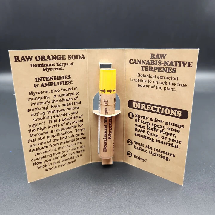 RAW CDT+ Terp Spray 5mL Orange Soda Flavor