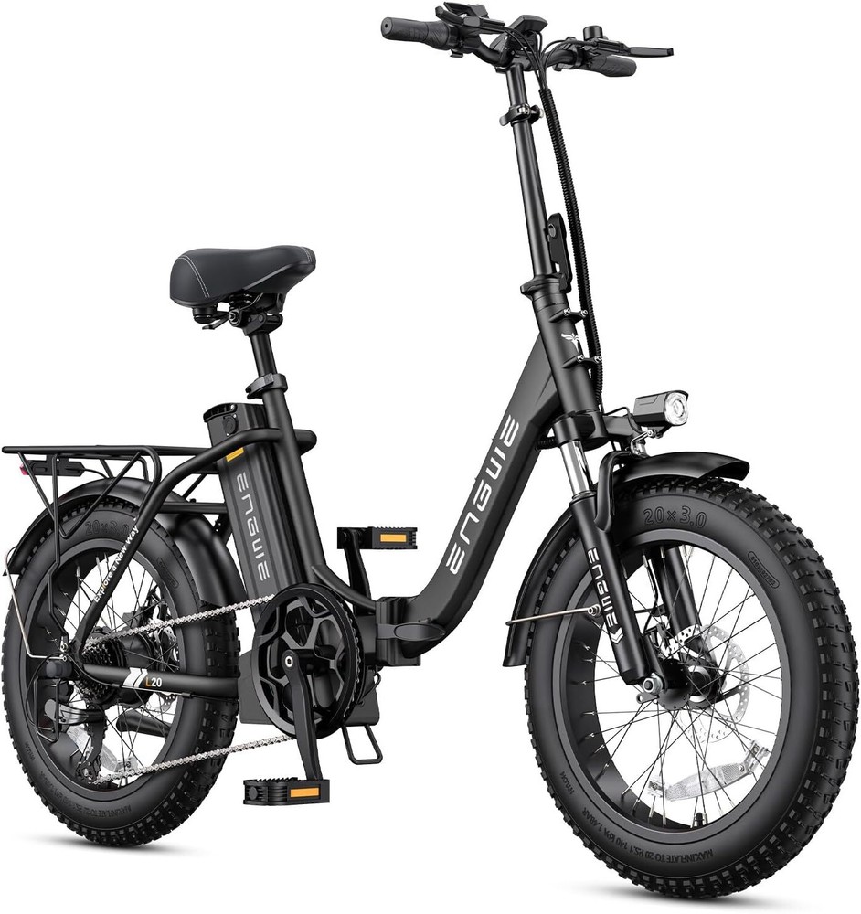 ENGWE L20 2.0 52V Foldable Electric Bike for Adults 28MPH 68mi Range  
