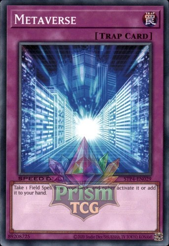 Metaverse STP4-EN029 Yugioh Trading Card Rare Collectible  