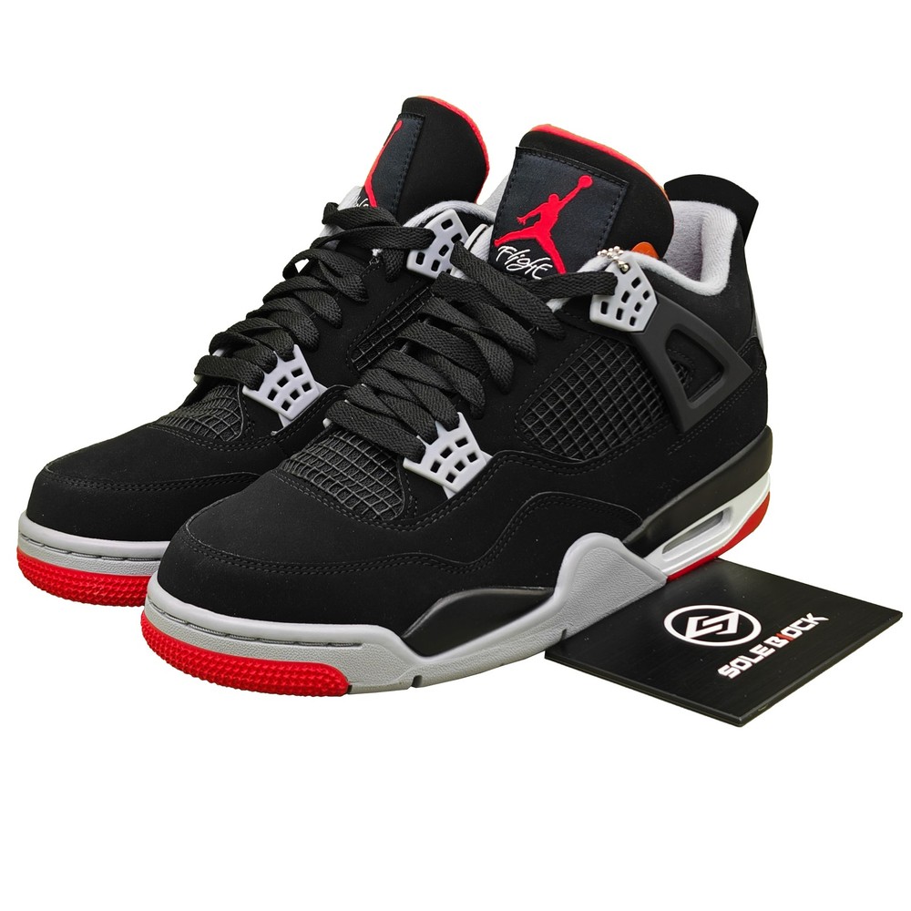 Nike Air Jordan 4 Retro OG Mid Bred AJ4 Bred '2019' NIB DS  308497-060