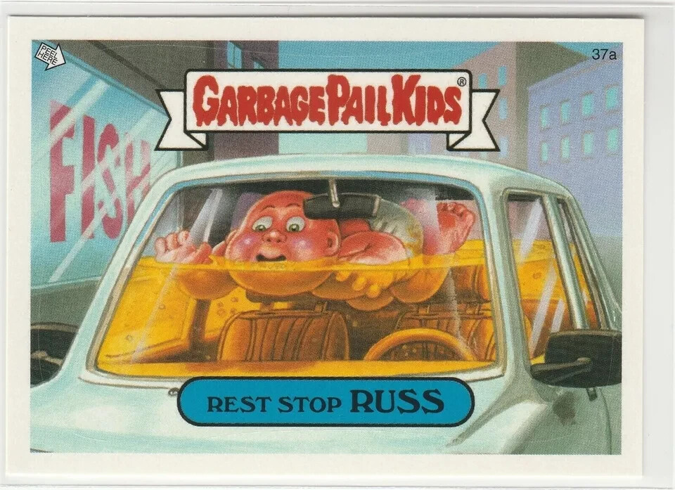 Rest Stop Russ Garbage Pail Kids GPK 2004 Series 2 Card #37a