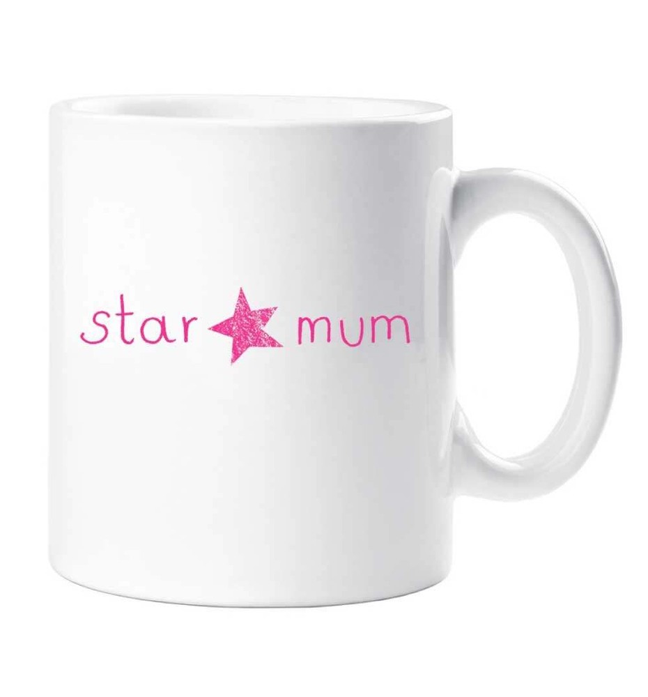 Star Mum Mug Mothers Day Christmas Birthday Ceramic Cup Present Gift V2