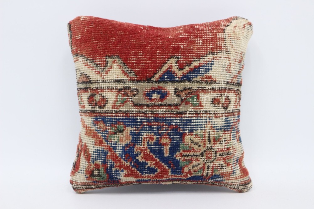 Vintage Kilim Pillow, Turkish Kilim Pillow, 12