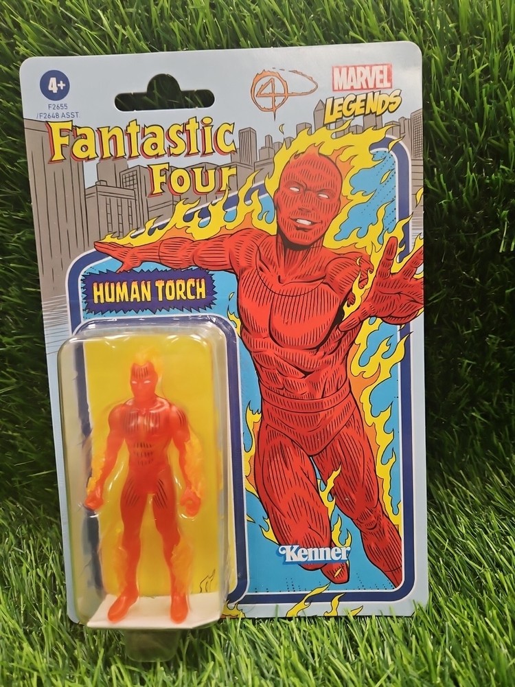 Human Torch - Marvel Legends Retro - Fantastic Four - Kenner 2021 - 3.75