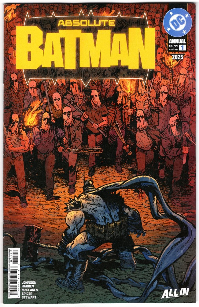 Absolute Batman 2025 Annual #1 Daniel Warren Johnson Variant Cover (DC Comics December 2025)