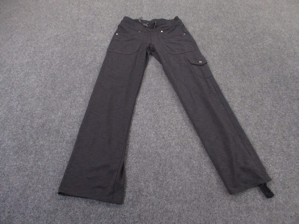 Kuhl Womens Gray Cargo Sweatpants Stretch Nylon Hiking Climbing