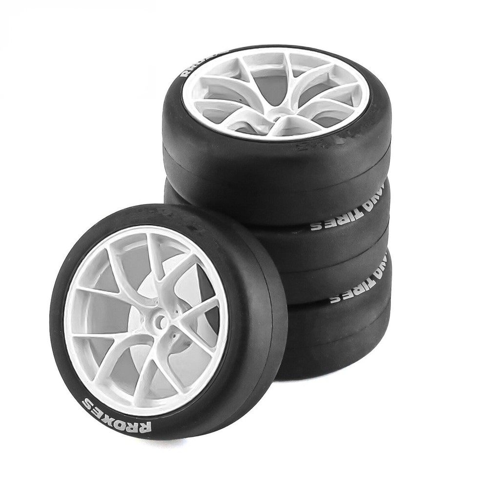 12mm Hex Hub 65mm Tires & Wheels for Tamiya TT01 TT02 XV01 HPS 1/10 RC Cars