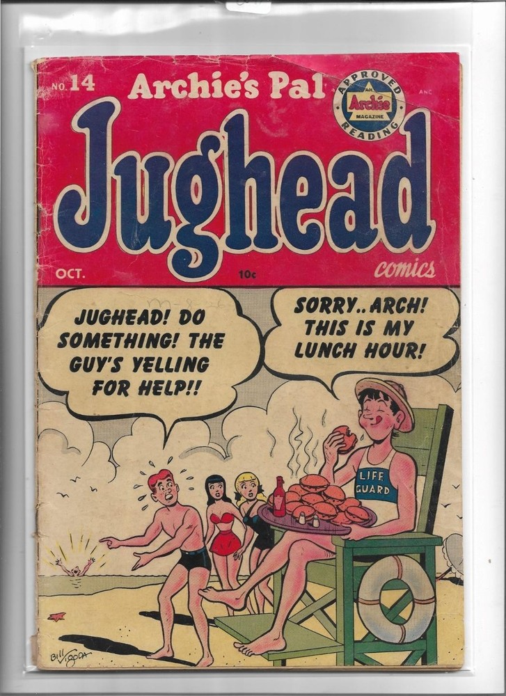 ARCHIE'S PAL JUGHEAD COMICS #14 1952 GOOD 2.0 8041 ARCHIE COMICS