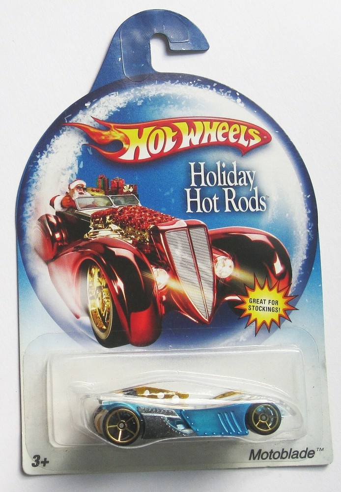Hot Wheels Holiday Hot Rods Motoblade Christmas 2007 LE NEW Car MOMC