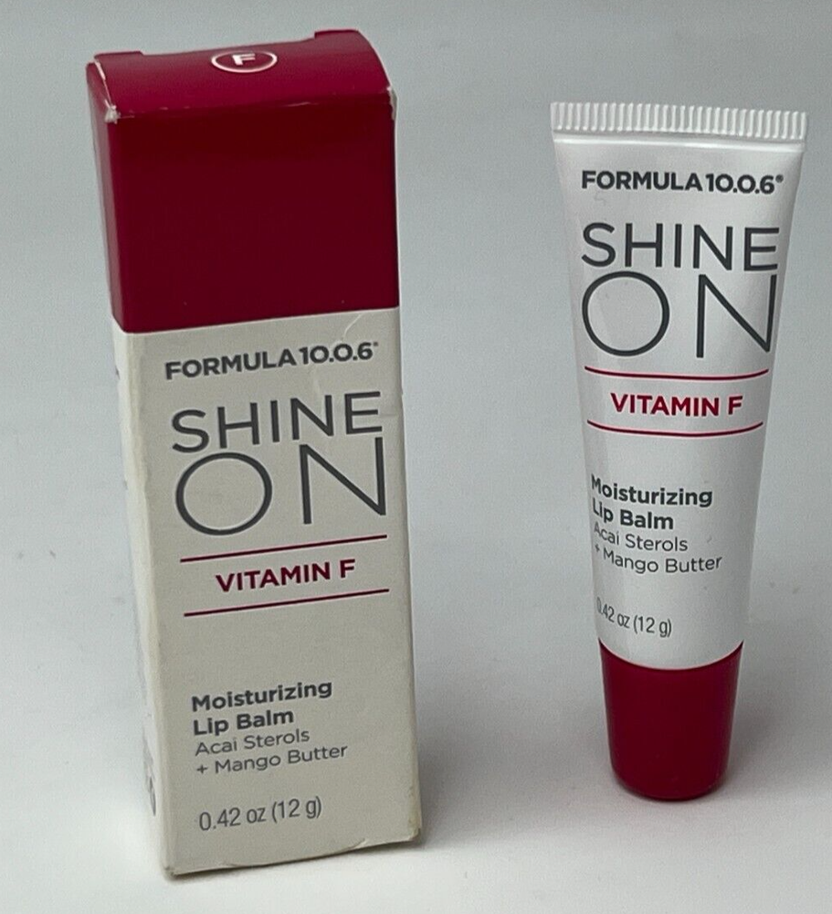 Formula 10.0.6 Vitamin F Lip Balm with Acai & Mango Butter for Moisture
