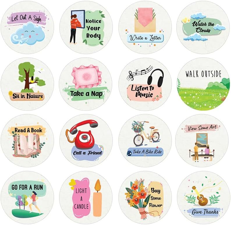 Take a Break Stickers Series 1: 10 Sets with 16 Unique Designs