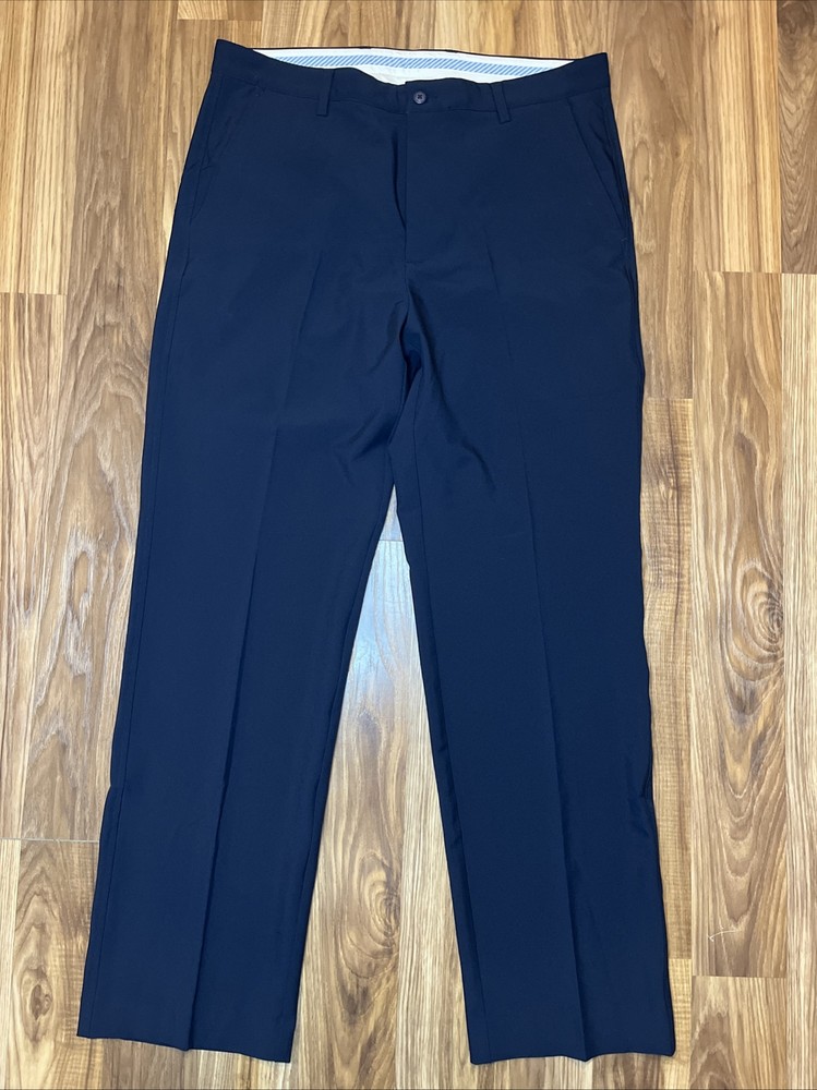 Footjoy Mens 36x32 Blue Golf Chino Stretch Performance Pants