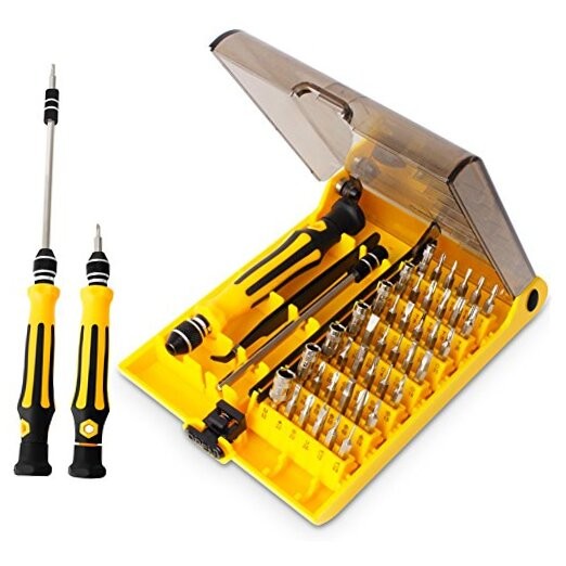 45 in 1 Mini Screwdriver Set with Torx Bits for Precision Repair