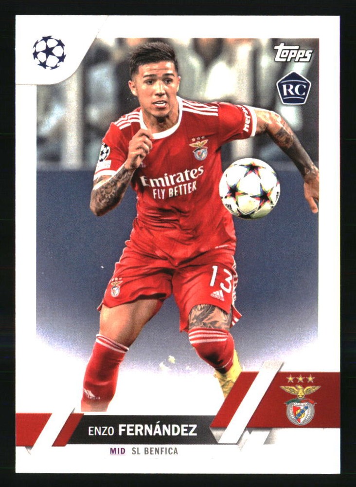 Enzo Fernández 2022-23 Topps UEFA Club Competitions #158 SOCCER Card
