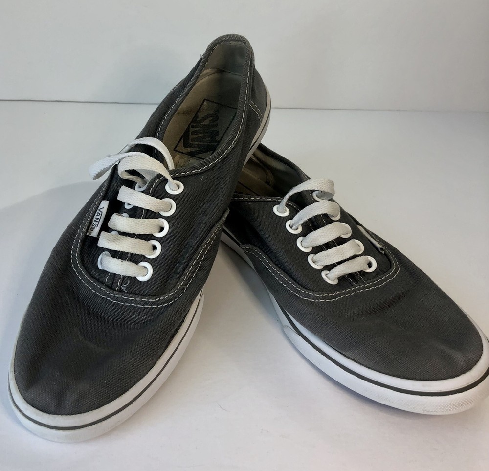 VANS SKATER SHOES, GRAY, MENS SIZE 6, WOMENS SIZE 7.5