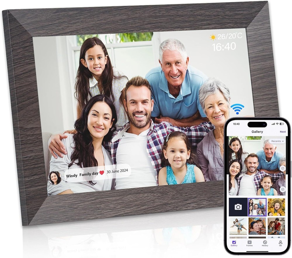 10.1 Inch WiFi Digital Picture Frame with HD IPS Touch Screen  