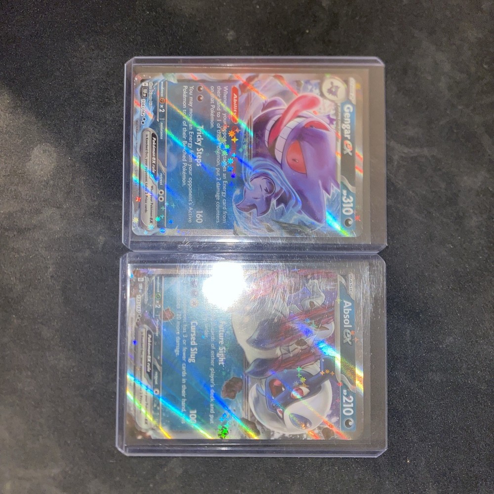 Gengar ex 104/162 & Absol ex 135/197 SV05 Temporal Forces Holo Mint