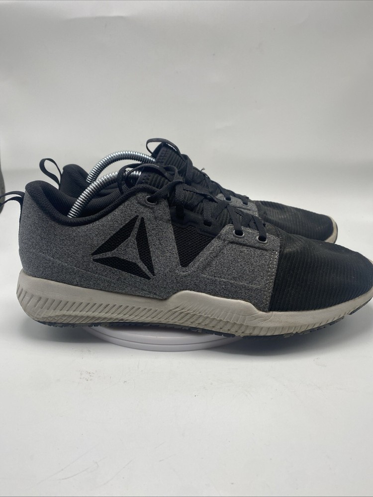 Reebok Hydrorush TR Mens Size 9.5 Gray Black Athletic Training Shoes 3663