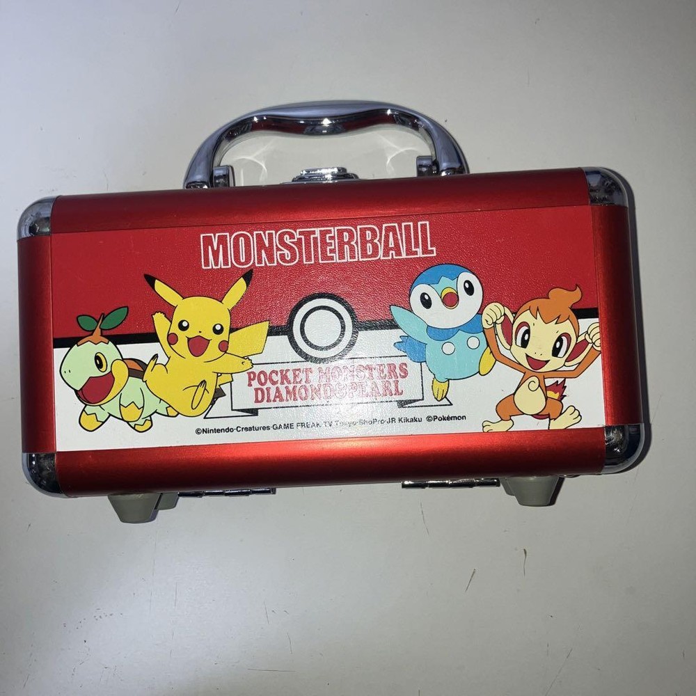 Pokemon DS Attache Case with Pikachu Turtwig Piplup Hikozaru Design