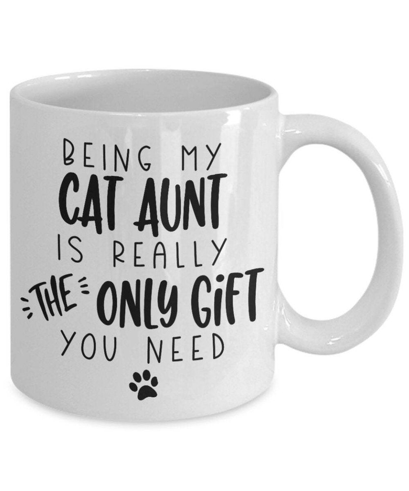 Cat Aunt Gift For Cat Aunt Cat Aunt Mug Cat Aunt Christmas Gift Cat Aunt