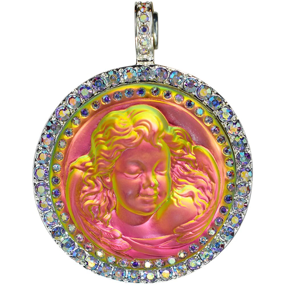 Kirks Folly Mystic Dream Angel 35mm Magnetic Enhancer Sterling Silvertone