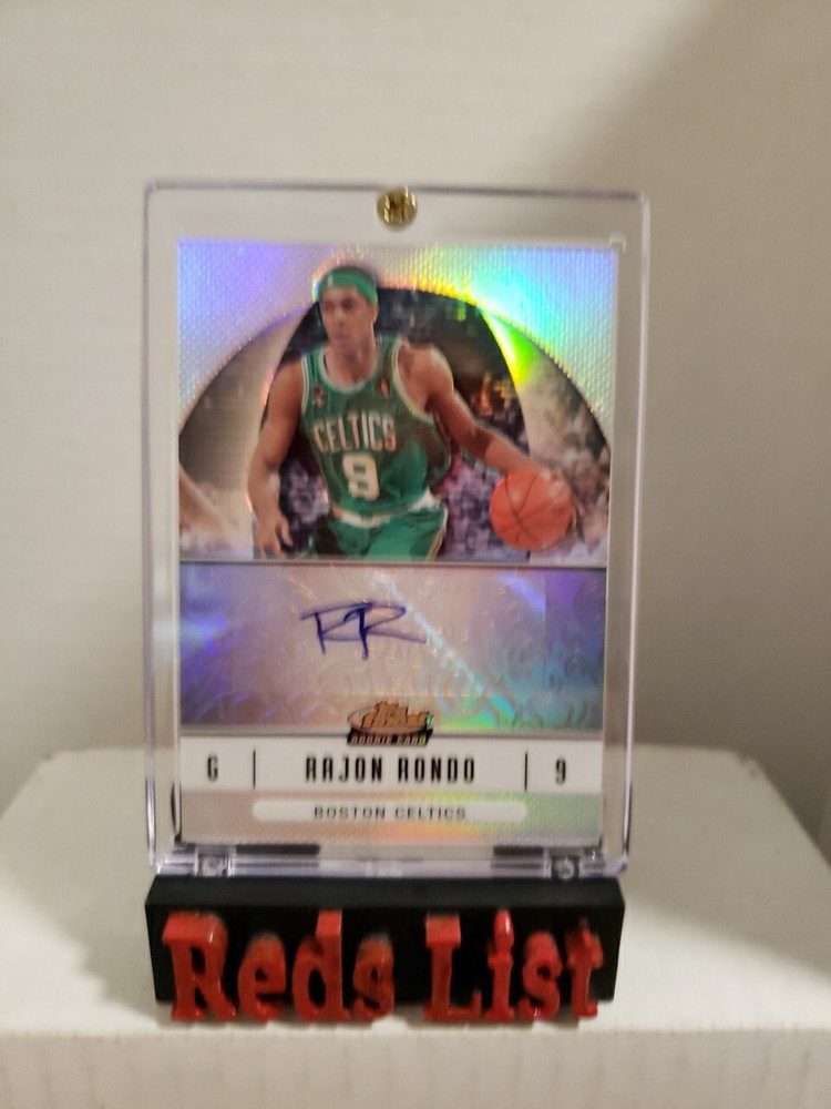 2006-07 Topps Finest Refractor Rookie-Auto #72 Rajon Rondo Boston Celtics FHOF