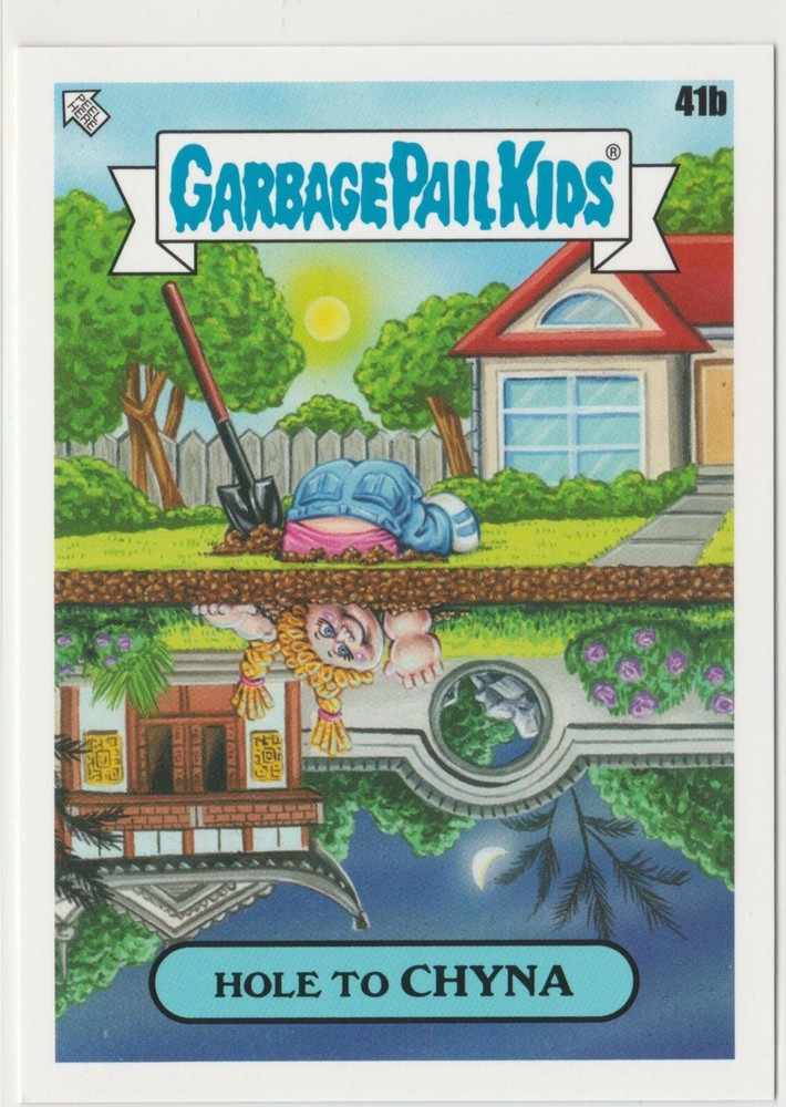 Garbage Pail Kids GPK 2024 Hole To Chyna #41b Kids At Play KAP