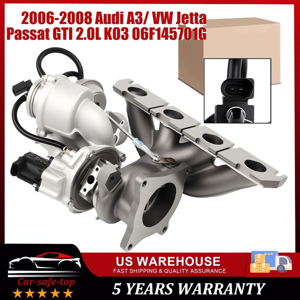 Turbocharger For 2006-2008 VW GTI VW Jetta VW Passat 2006-2008 Audi A3 2.0L K03,