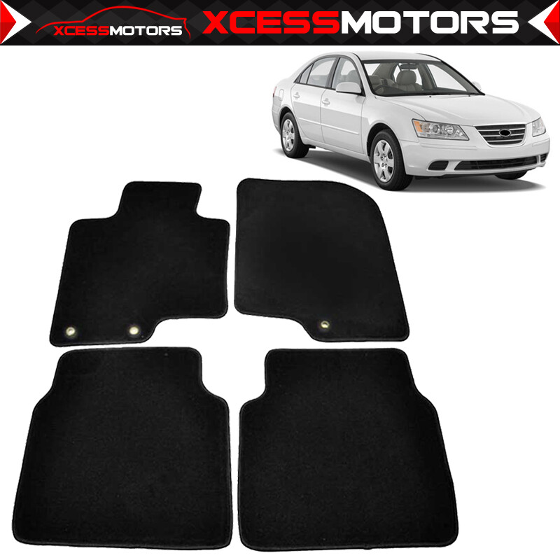 Fits 10-14 Hyundai Sonata OE Factory Fitment Floor Mats Carpet Front Rear Nylon