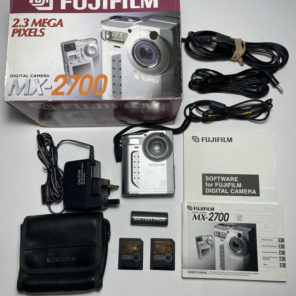 Fujifilm MX-2700 2.3MP Retro Digital Camera Tested with Box & Accessories
